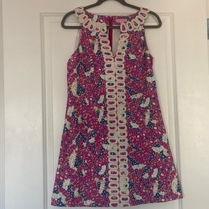 Lilly Pulitzer pink and blue shift, size 6